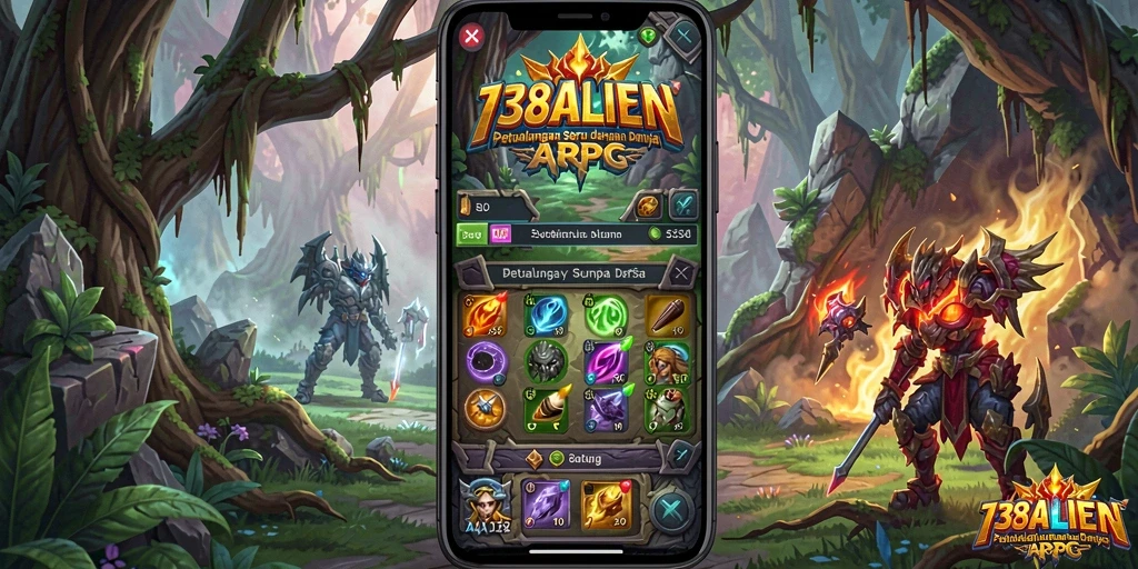 Tangkapan layar utama 138ALIEN menampilkan aksi gameplay ARPG yang mendebarkan.