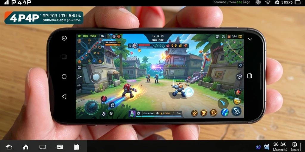 Screenshot utama 4P4P menunjukkan antarmuka pengguna yang sederhana dan fungsional.
