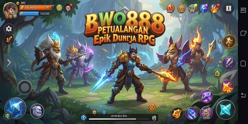 Tampilan gameplay BWO888 yang penuh aksi dan petualangan.