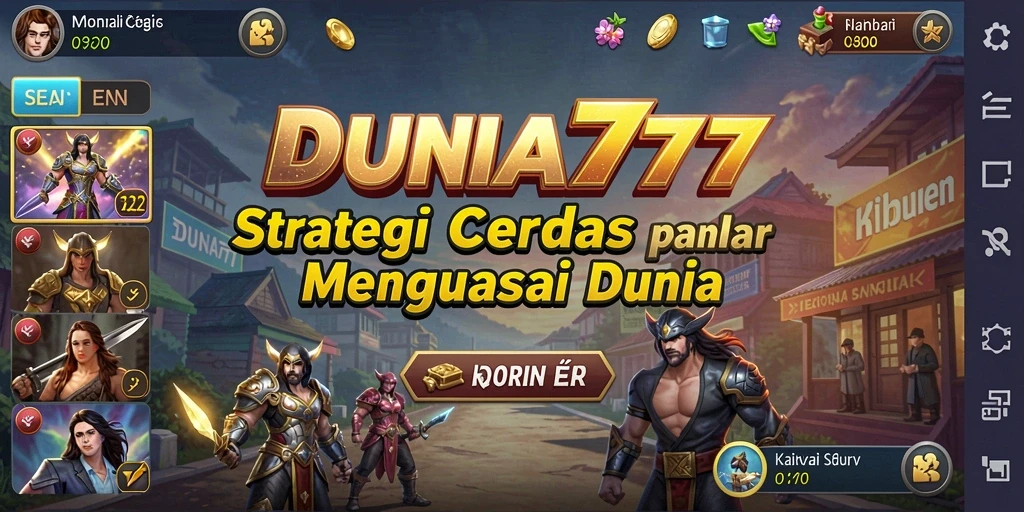 Tampilan gameplay menarik dari DUNIA777 yang memikat pemain.