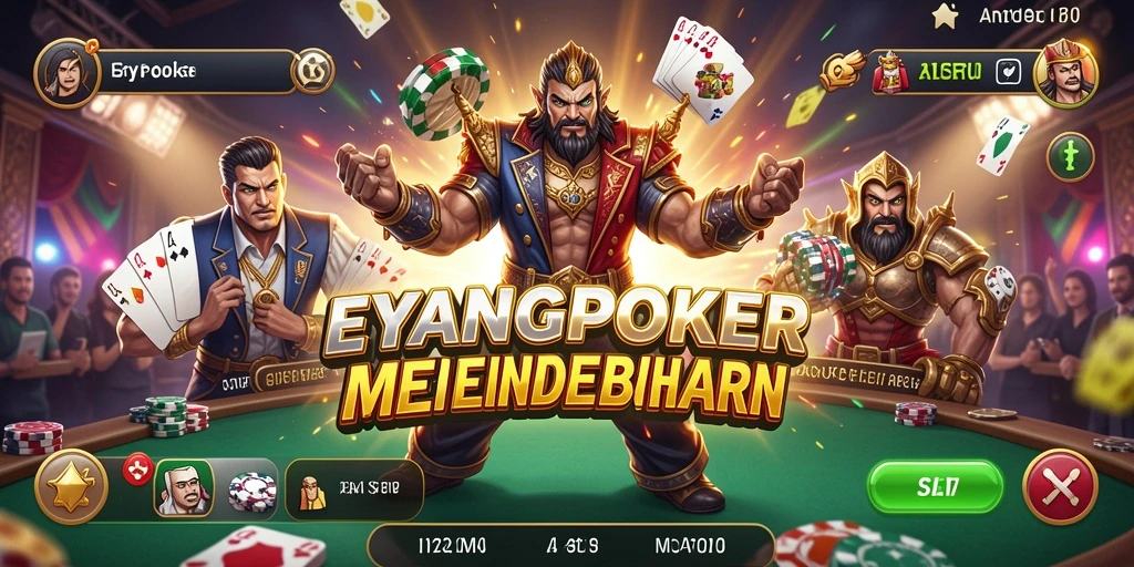 Gameplay action seru di EYANGPOKER dengan grafik menawan