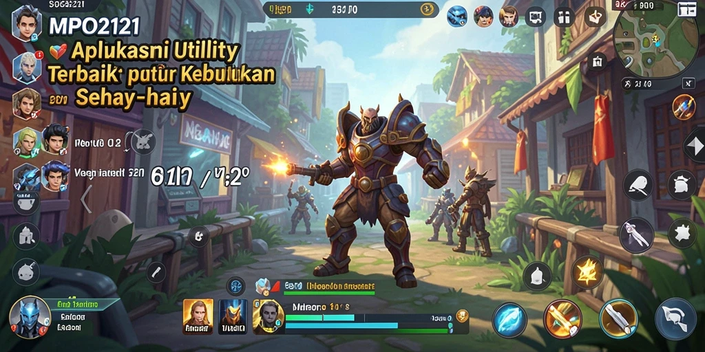 Tampilan antarmuka MPO2121 yang intuitif dan modern.