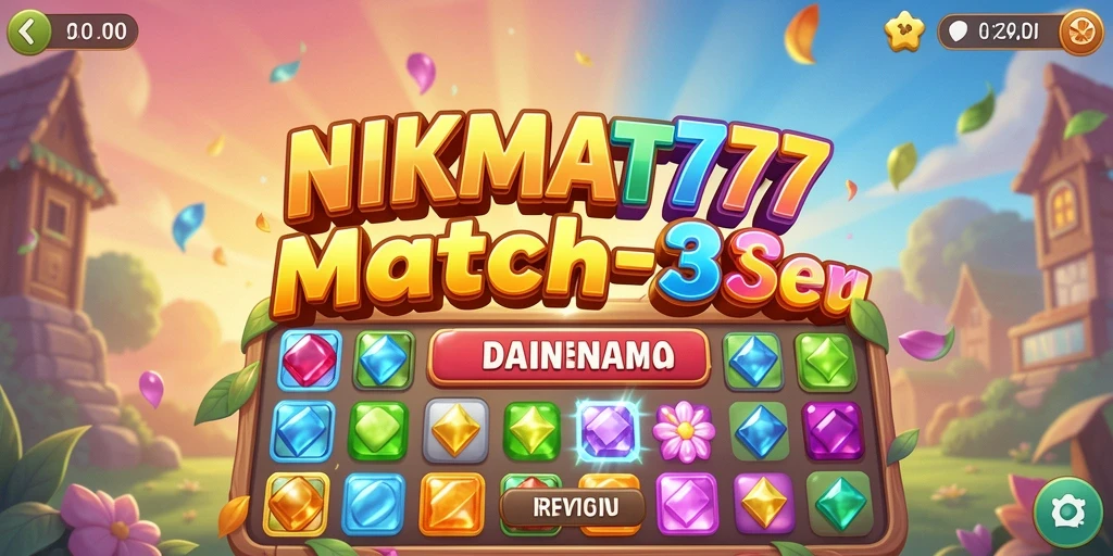 Tampilan gameplay seru dan menantang di NIKMAT777.