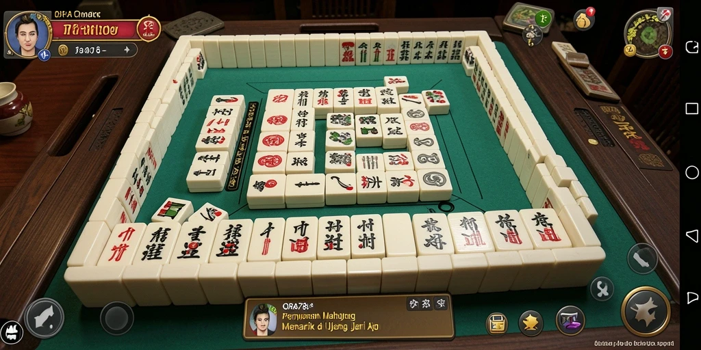 Tampilan menarik gameplay Mahjong di ORA78.