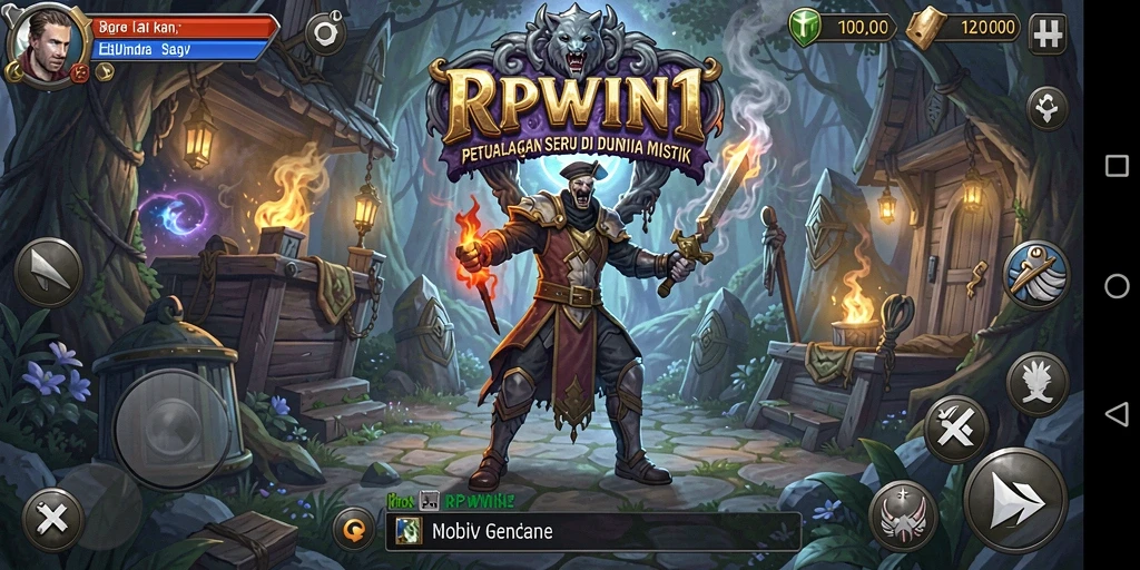 Screenshot menampilkan gameplay seru dalam petualangan RPWIN1.