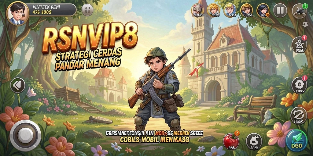 Tampilan gameplay seru dan menantang dalam RSNVIP8.