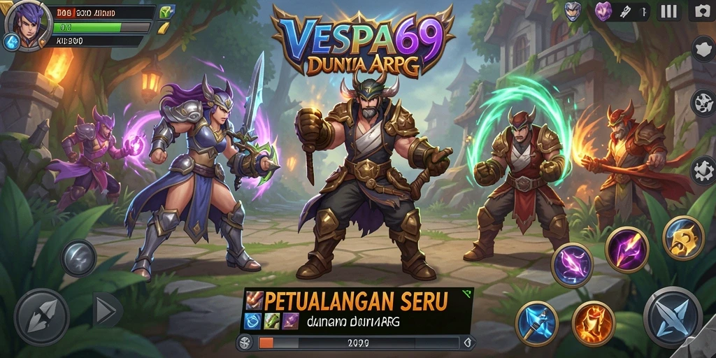 Gameplay ARPG yang mendebarkan dan penuh aksi di VESPA69.
